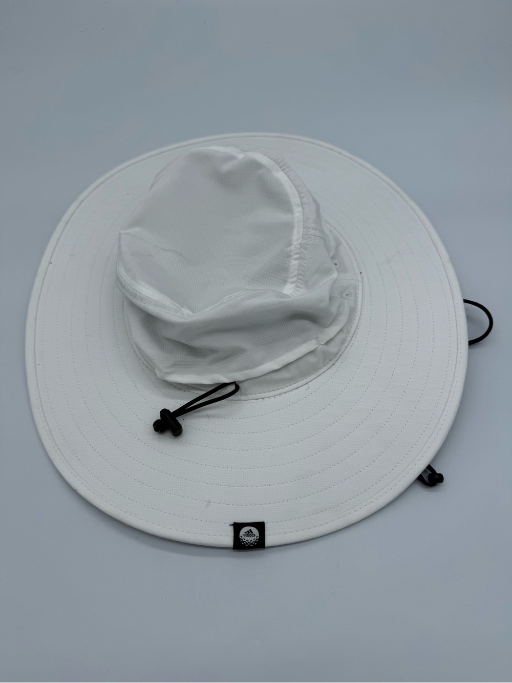 adidas White Wide-Brim Sun Hat
